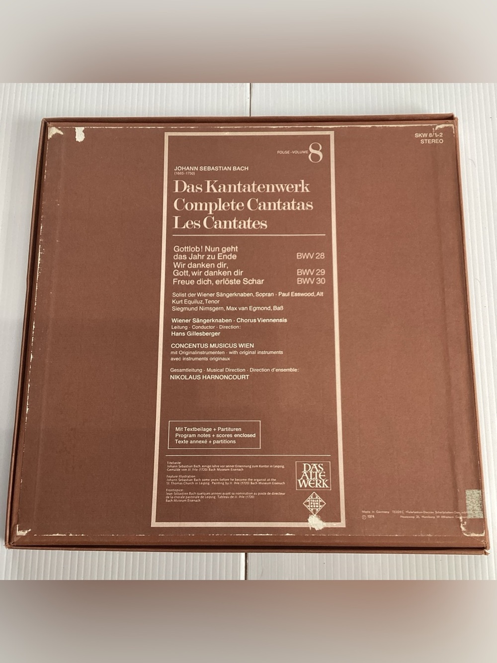 J.S. Bach Das Kantatenwerk Complete Cantatas Vol 6 - 10 Box Sets 10 LP w Books - Picture 8 of 12